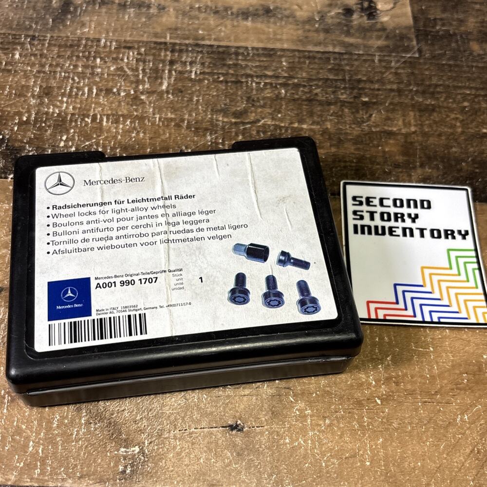 Mercedes OEM Black Wheel Lock Bolts #A0019901707